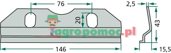 Prowadnica kątowa | N423, N423R | zdjęcie nr 2